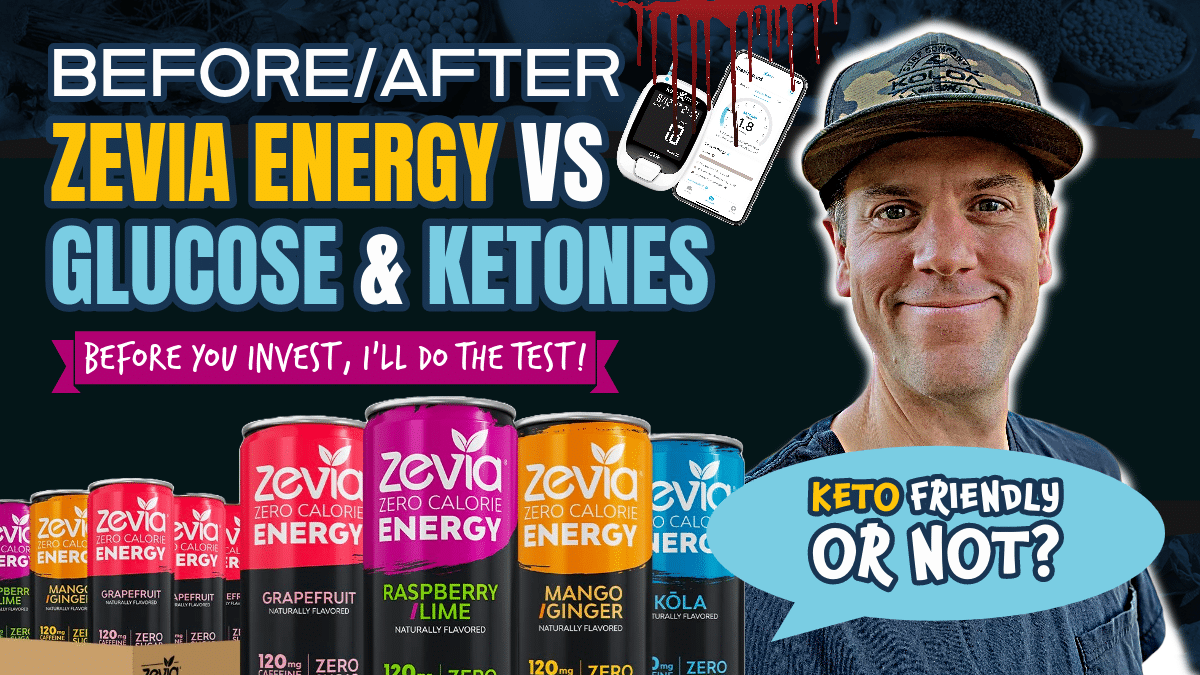 Ep. 355 | Glucose, Ketones, and GKI Before/After 1/hr Zevia Energy Drink + Unboxing of Factory Package