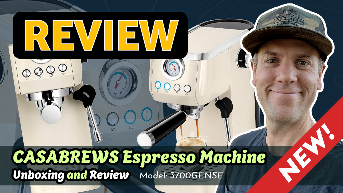 CASABREWS Espresso Machine Unboxing & Review