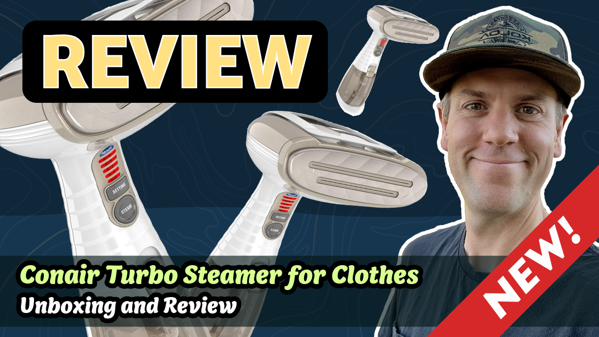 Conair Turbo ExtremeSteam Handheld Steamer Unboxing & Review: Is It Worth It?