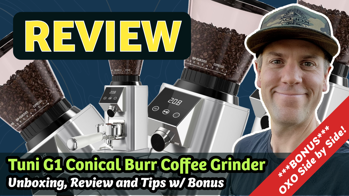 My Honest Review: Unboxing & Comparing the Tuni G1 Conical Burr Grinder to the OXO
