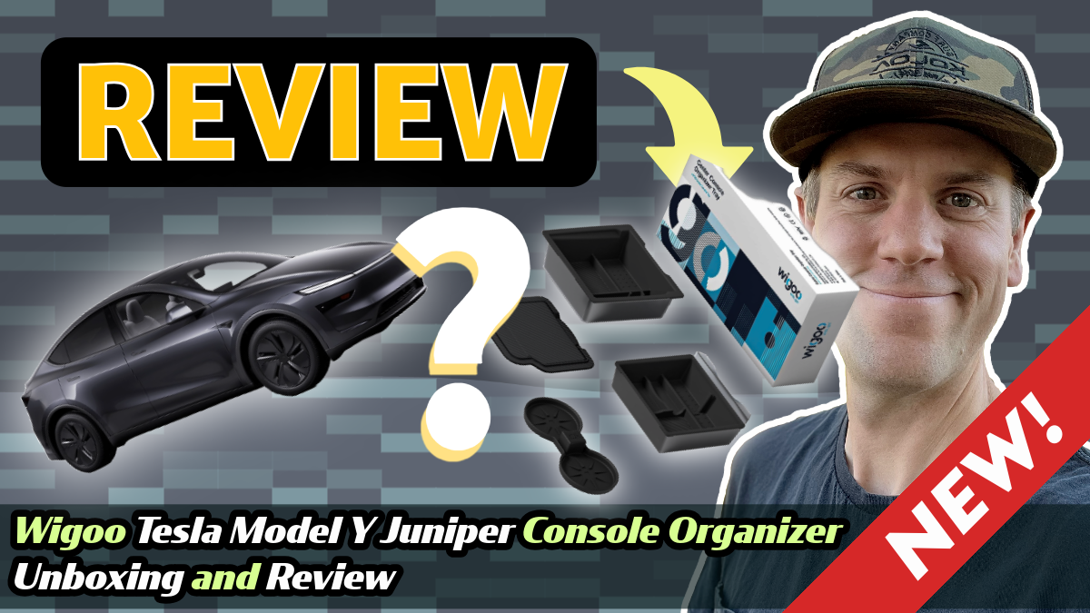 Wigoo Tesla New Model Y Juniper & Model 3 Center Console Organizer Review: Maximize Storage & Security (Ep. 440)