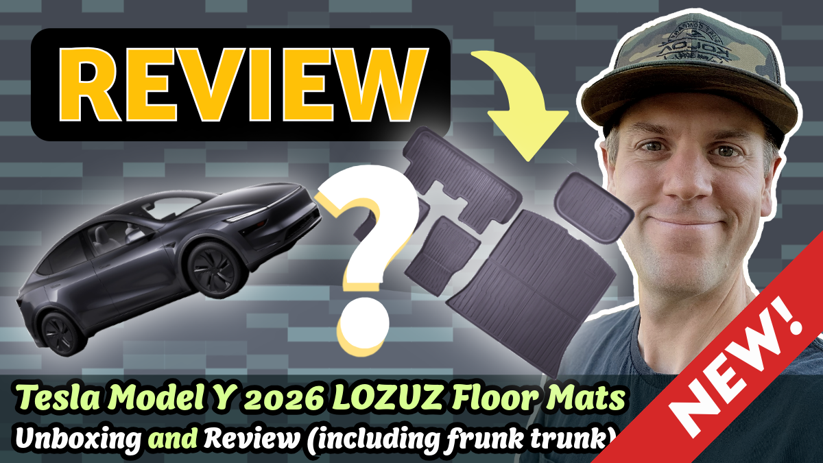 Tesla Model Y 2026 “Juniper” All Weather Anti-Slip Friction-Resistant Front, Rear, Trunk and Frunk Mats: My Honest Review (Ep. 442)