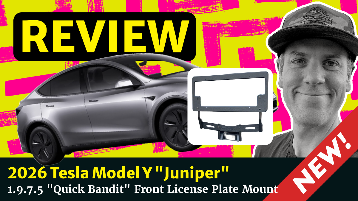 Quick Bandit Tesla Model Y Front License Plate Mount Review: My Honest Thoughts & Unboxing | Ep. 460