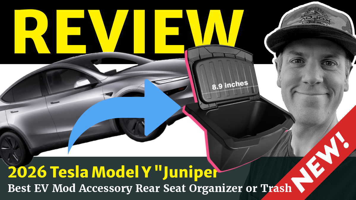 The Best Tesla Model Y Juniper Rear Seat Organizer: An Unboxing & Review of the Best EV Mod Accessory (Ep. 464)